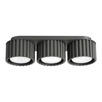 Stropna lampa AURA 3 crna Gx53
