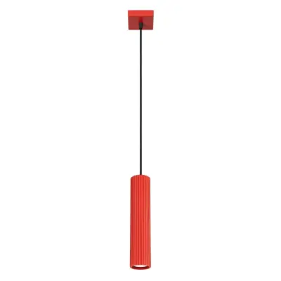 Viseća lampa KARBON 1 crvena