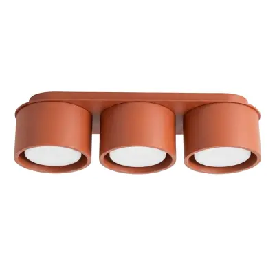 Stropna lampa MODO 3 crveni oker Gx53