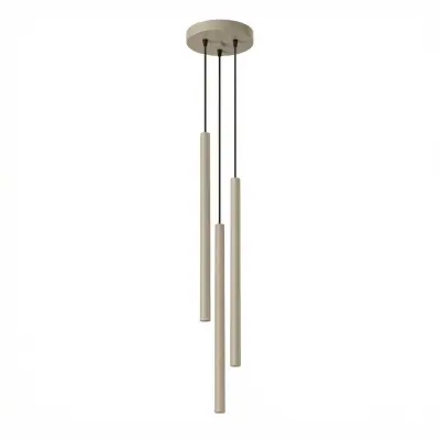 Viseća lampa PASTELO 3P sivo-smeđa