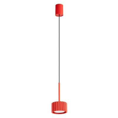 Viseća lampa AURA 1 crvena Gx53
