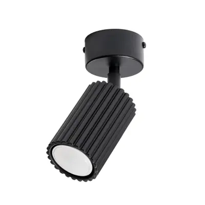 Stropna lampa KARBON 1 crna