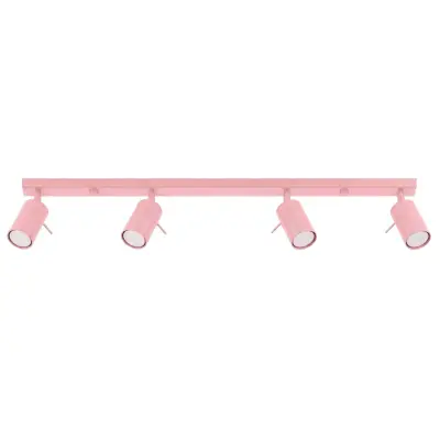 Stropna lampa RING 4L roza