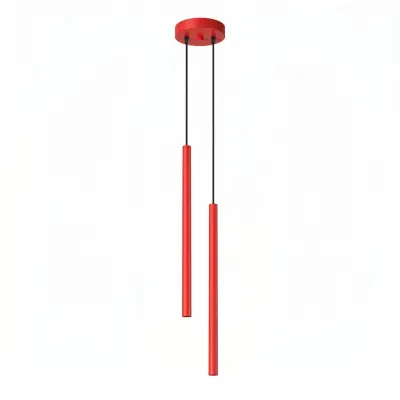Viseća lampa PASTELO 2 crvena