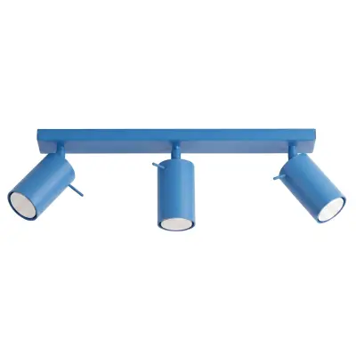 Stropna lampa RING 3L azurna