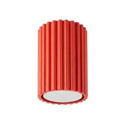Stropna lampa KARBON 10 crvena