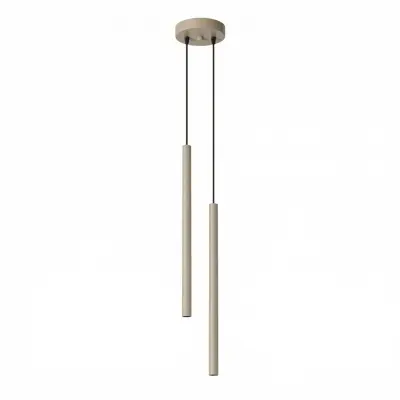 Viseća lampa PASTELO 2 sivo-smeđa
