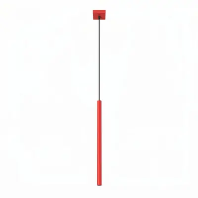 Viseća lampa PASTELO 1 crvena