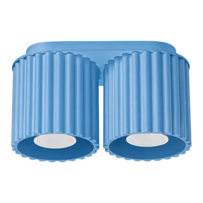 Stropna lampa AURA 2 azurna GU10