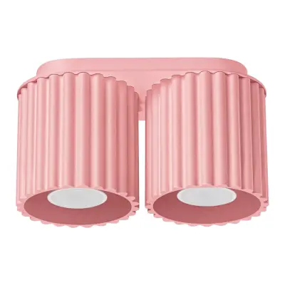 Stropna lampa AURA 2 roza GU10