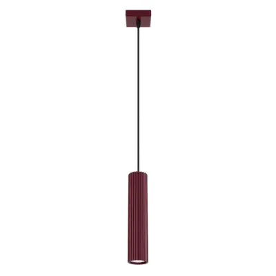 Viseća lampa KARBON 1 bordo