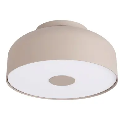 Stropna lampa OMIQ sivo-smeđa