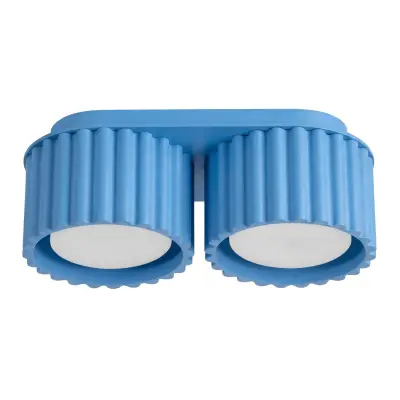 Stropna lampa AURA 2 azurna Gx53