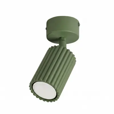 Stropna lampa KARBON 1 maslinasto zelena