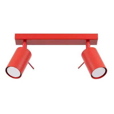 Stropna lampa RING 2 crvena