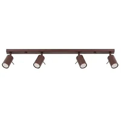 Stropna lampa RING 4L smeđa