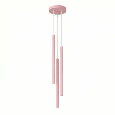 Viseća lampa PASTELO 3P roza