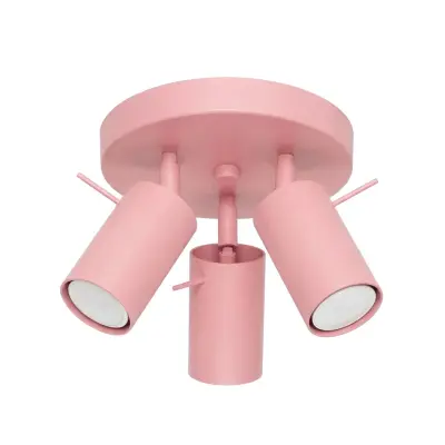 Stropna lampa RING 3P roza