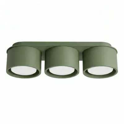 Stropna lampa MODO 3 maslinasto zelena Gx53