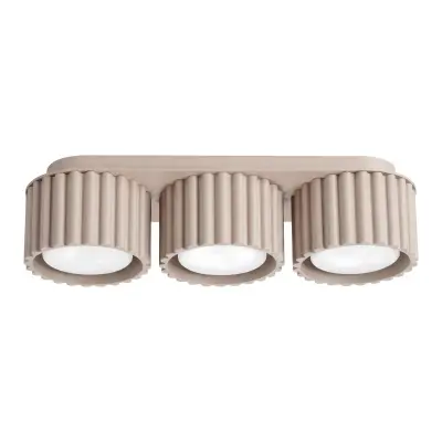 Stropna lampa AURA 3 sivo-smeđa Gx53