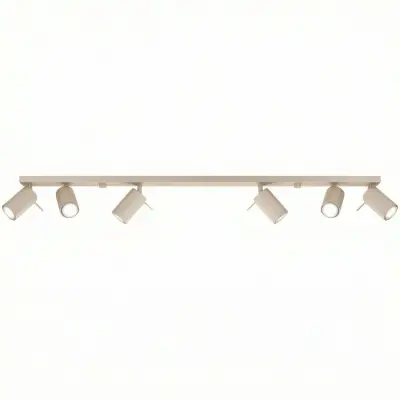 Stropna lampa RING 6L sivo-smeđa