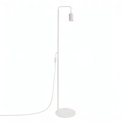 Podna lampa KARBON 1 bijela