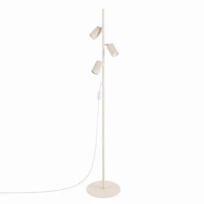 Podna lampa KARBON 3 bež