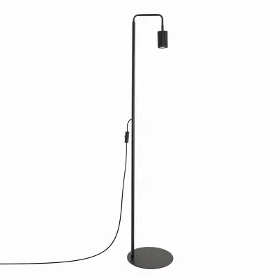 Podna lampa KARBON 1 crna