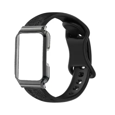 Zamjenski remen za Huawei Band 11 — silikonski, s kopčom Black