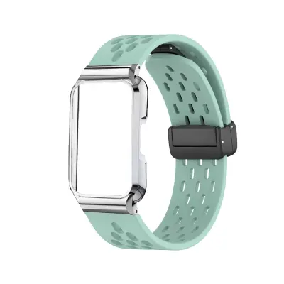 Zamjenski silikonski remen s kopčom za HUAWEI Band 11, udoban Green