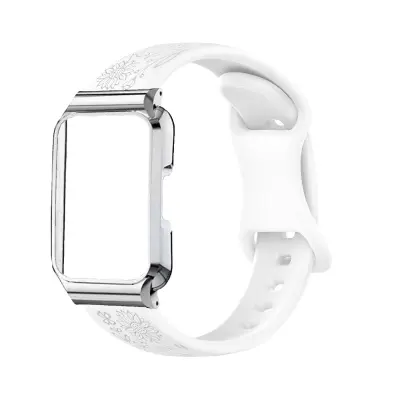 Zamjenski remen za Huawei Band 11 — silikonski, s kopčom White