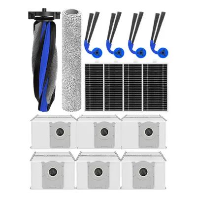 Zamjenski set pribora za robotski usisavač - kompatibilan s Ecovacs Deebot T90 Pro, glavnim četkama, bočnim četkama, HEPA filterima, vrećicama za