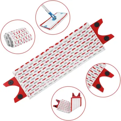 Zamjenske mikrofiber krpe za mop (set od 2) – kompatibilne s Vileda Ultramax