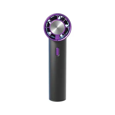 Mini prenosivi ventilator visokih performansi s punjivom baterijom black+purple