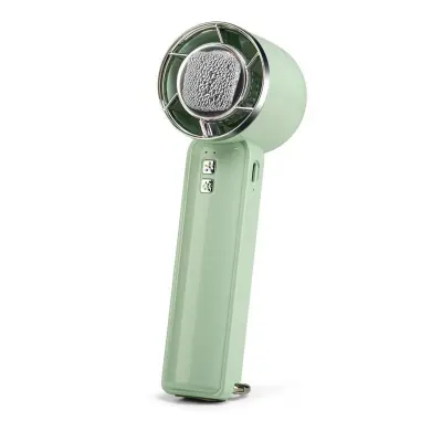 Termoelektrični prijenosni ventilator 5 brzina s USB i karabinerom Green