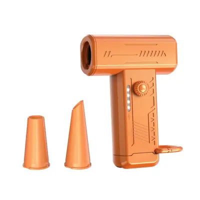 Ručni turbopuhalo s 130000 rpm bezčetkastim motorom, 60W, LED i kuka Orange