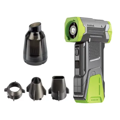 Prijenosni turbinski puhač-usisavač 2000mAh 60W 4-brzine, LED, USB Green