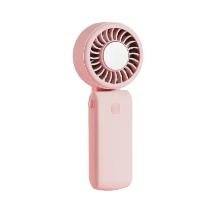 Prenosivi sklopivi turbo ventilator – USB punjivi ručni ventil Pink