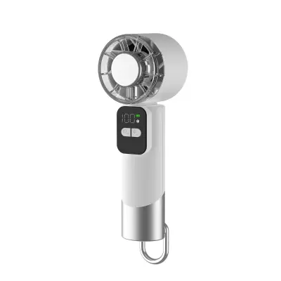 Mini USB stolni ventilator s turbo hlađenjem, prijenosni i stalak White