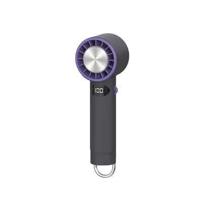Ručni termoelektrični rashladni ventilator 3000mAh, 100 razina black+purple