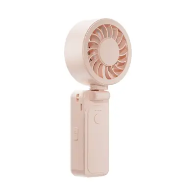 Prijenosni ventilator s kopčom za kišobran, USB, 2000AH, 4 brzine Pink