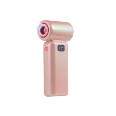 Višebojni turbo prijenosni ventilator 6-brzina s LED zaslonom Pink
