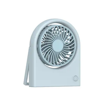 Sklopivi stolni ventilator (motor bez četkica) — punjivi 1200 mAh, tri brzine, zidni, podesivi kut Blue