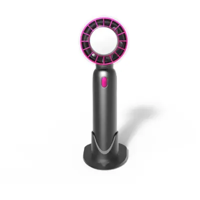 Ručni hladilni ventilator 13000 rpm, termoelektrični, 3000mAh, 5 brzina Black + Purple