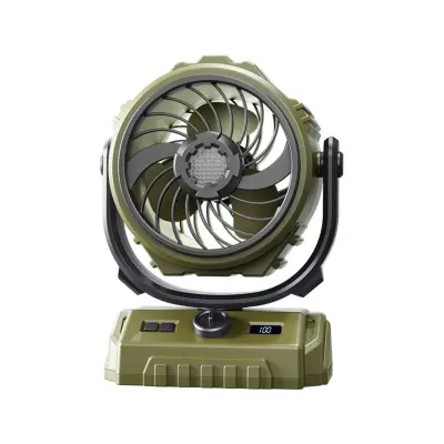 Visokobrzinski oscilirajući ventilator 6000mAh s LED i punjačem Green