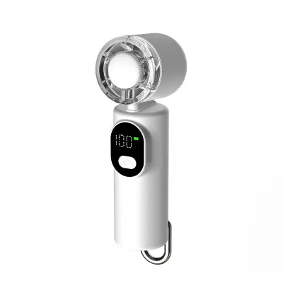Snažan prijenosni stolni ventilator s LED zaslonom, 100 razina White