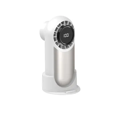 Punjivi prijenosni stolni i ručni ventilator 3600mAh, 3 brzine White