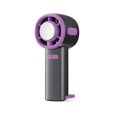 Prijenosni Peltier ventilator bez četkica, 3 brzine, USB punjiv Gray