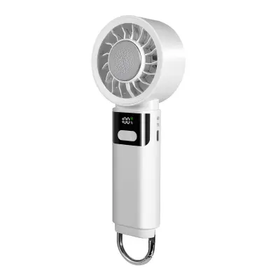 Preklopivi mini ventilator za putovanja i ured – USB LED zaslon, tih