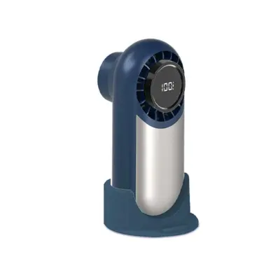Punjivi prijenosni stolni i ručni ventilator 3600mAh, 3 brzine Blue